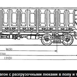 Полувагон модель 12-532-80